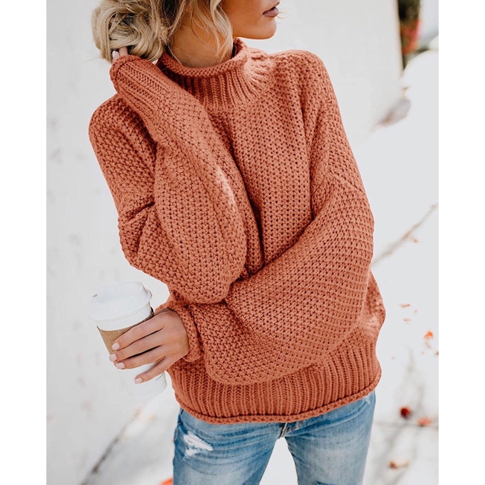 Women’s turtleneck oversized sweater